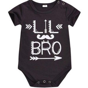 "Lil Bro" Cotton Onesie (NWOT)